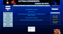 Desktop Screenshot of catteau-evenements.fr
