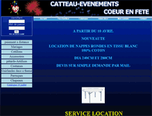 Tablet Screenshot of catteau-evenements.fr